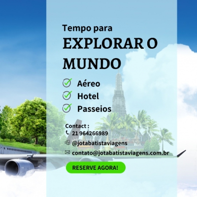 Tempo de explorar o Mundo Tempo de explorar o Mundo